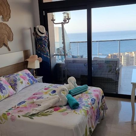 Sunset Waves Benidorm Julieta Vistas Al Mar Premium 200 Mt2 Con Jacuzzi En Terraza Apartamento Exterior foto