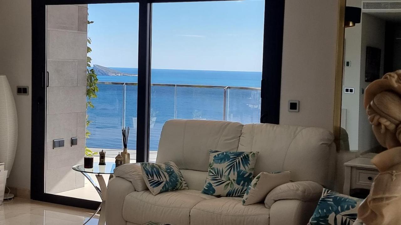 Sunset Waves Benidorm Julieta Vistas Al Mar Premium 200 Mt2 Con Jacuzzi En Terraza Apartamento Exterior foto